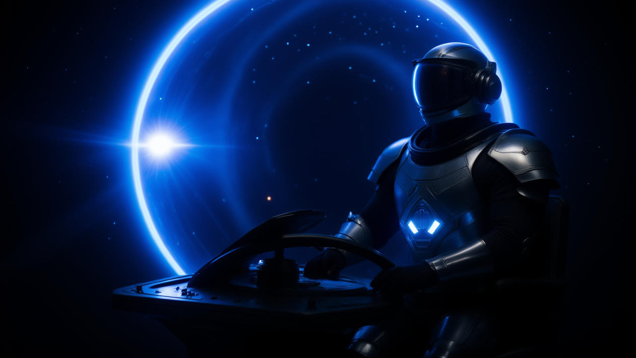 Kosmische Brücke des Lichts