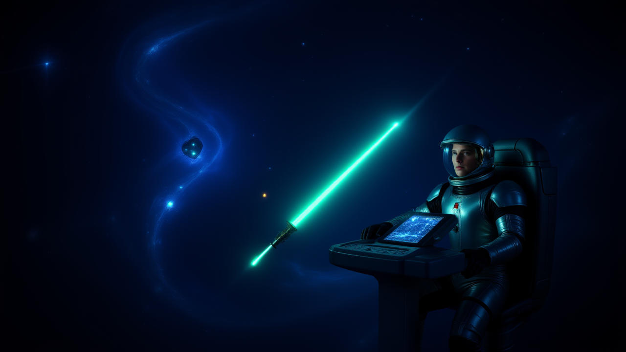 Kosmische Schattenklinge